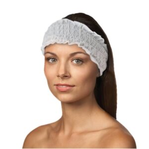 Disposable non-woven fabric headbands