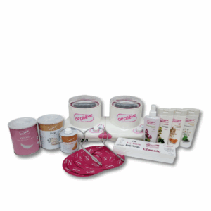 Depilève Duo Waxing Kit (White)