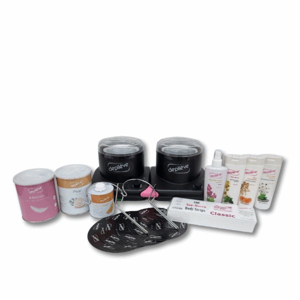 Depilève Duo Waxing Kit (Black)