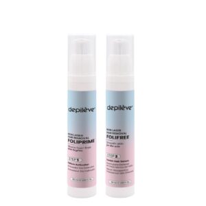 Depilève Foliprime + Folifree Duo (Hair Growth Inhibitor)